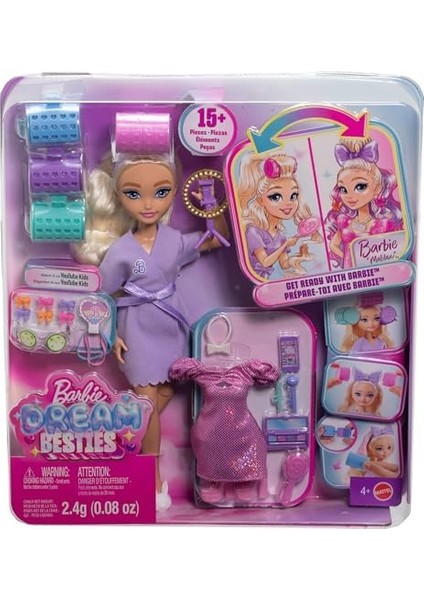 Dream Besties Ile Hazırlan Şekillendirilmiş Saçlı 'malibu' Bebek, Sürpriz Saç Aksesuarları ve 15'ten Fazla Görünüm, JGG38 fiyatları