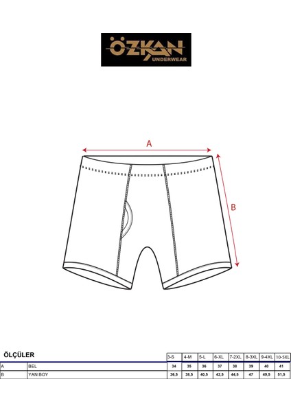 0043 Erkek Pamuklu Penye Kumaş Paçalı Don Boxer Külot indirimleri