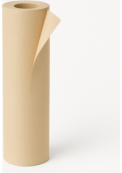 Çiçek Buket Ambalaj Kağıdı Koyu Kum Bej Parlak Doğa Dostu  70 cm x 20 M -