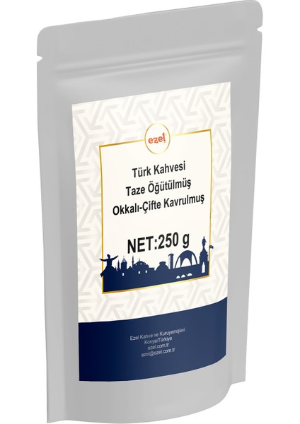 Türk Kahvesi Okkalı- Çifte Kavrulmuş Taze Öğütülmüş - 250gr fiyatları