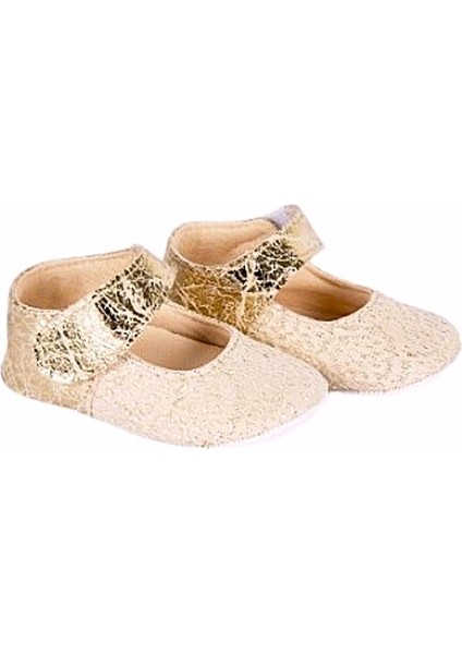 Yaldızlı Bebe Ayakkabı Patik Pembe