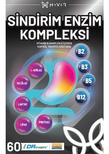 Enzim Kompleksi 60 Kapsül