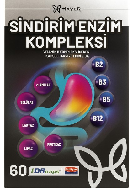 Enzim Kompleksi 60 Kapsül indirimleri