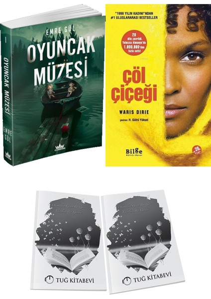 Çöl Çiçeği ve Guardian Yayınları Oyuncak Müzesi Emre Gül 2li Set + Hediyeli