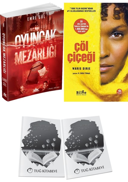 Çöl Çiçeği ve Guardian Yayınları Oyuncak Mezarlığı Emre Gül 2li Set + Hediyeli