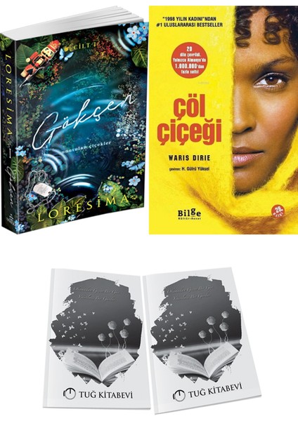 Çöl Çiçeği ve Ephesus Yayınları Gökçen 1 Loresima 2li Set + Hediyeli