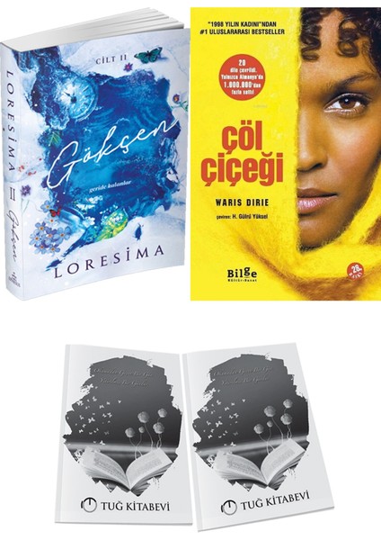 Çöl Çiçeği ve Ephesus Yayınları Gökçen 2 Loresima 2li Set + Hediyeli
