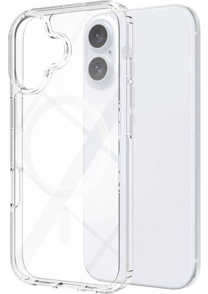 Iphone 16 Kılıf Magsafe Özellikli Kamera Koruma Çıkıntılı Pc Sert Şeffaf Kilif modelleri