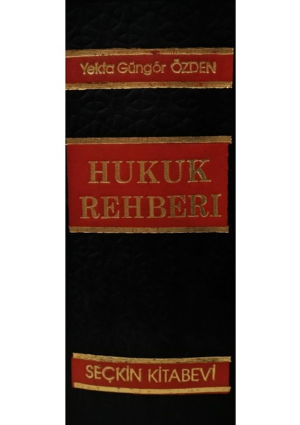 Hukuk Rehberi Yekta Güngör Özden Ç (2.el kitap sahaf)