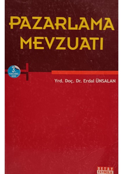 Pazarlama Mevzuatı Erdal Ünsalan (2.el kitap sahaf)