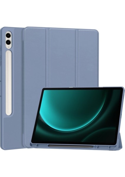 Samsung Galaxy Tab S9 Fe Plus Folio Kılıf Çok Açılı Standlı Ince Hafif Koruyucu Kapak (Yurt Dışından) fiyatları