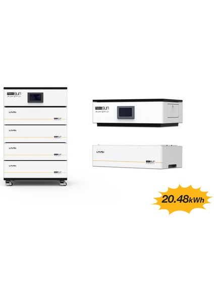 Yüksek Voltaj Lityum Akü 20.48 Kwh