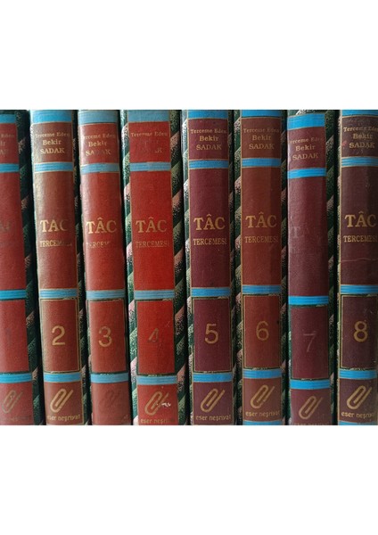 Tac Tercemesi 8 Cilt (2.el kitap sahaf)
