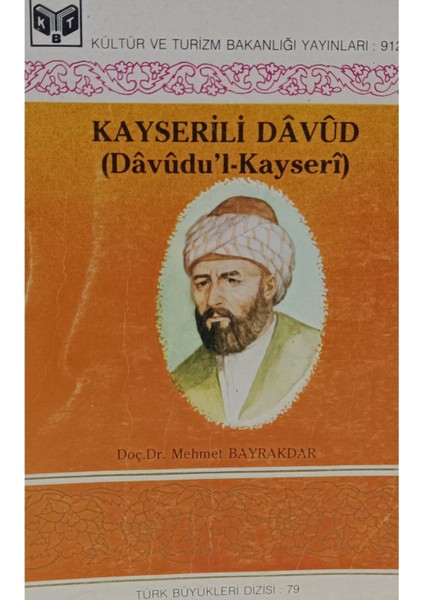 Kayserili Davud Davudu'l-Kayseri Mehmet Bayraktar (2.el kitap sahaf)