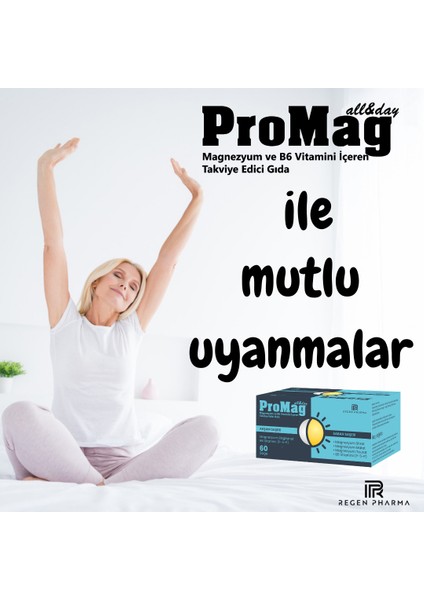 Promag All&Day Magnezyum ve B6 İçeren T.E.G fiyatları