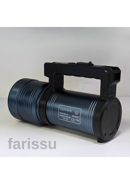 RT-829 100W 1000 Lümen Güçlü LED Acil Durum ve El Feneri – Şarjlı, Full Metal Gövde, Zoom Özellikli fırsatları