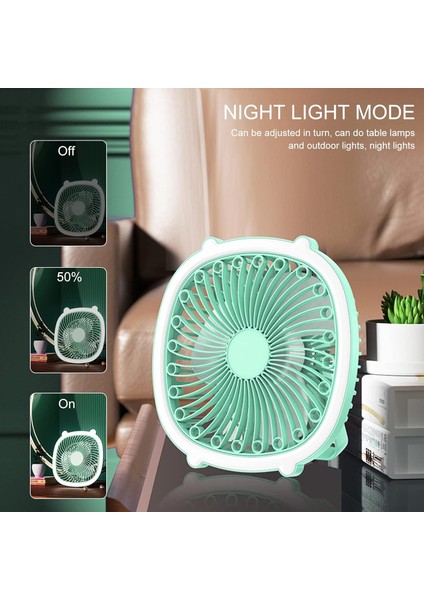 Bmr-21 LED Işıklı Şarjlı Taşınabilir Masa Üstü Vantilatör ,fan fırsatları