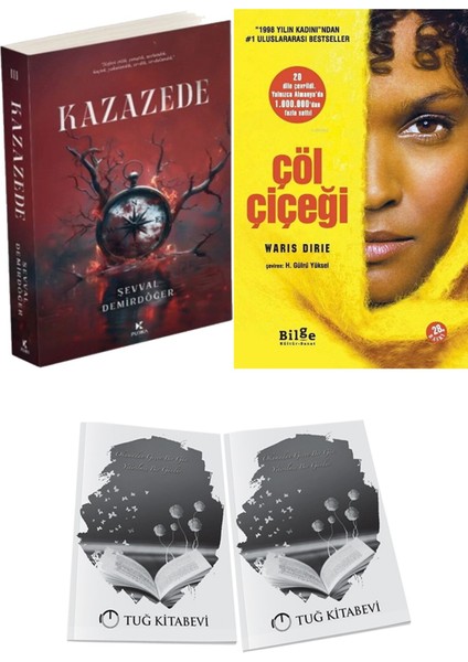 Çöl Çiçeği ve Pukka Yayınları Kazazede 3 Şevval Demirdöğer 2li Set + Hediyeli