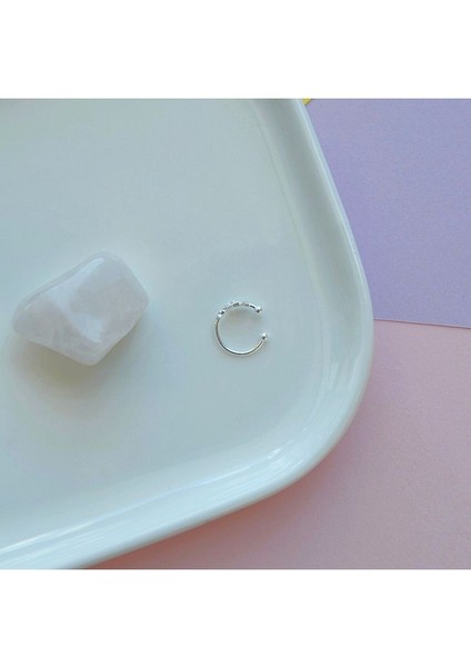 925 Ayar Gümüş Deliksiz Yıldız Taşlı Halka Burun Hızma – Ayarlanabilir Sıralı Yıldızlı fiyatları