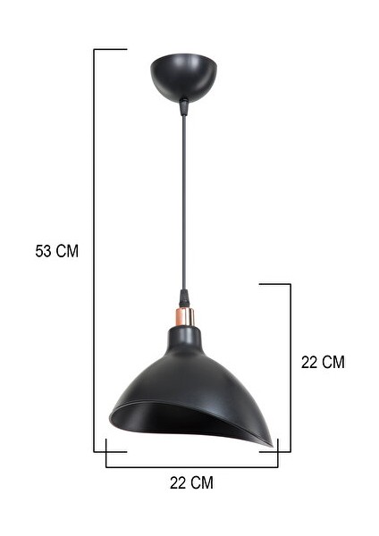 Esta Tekli Avize Siyah modelleri