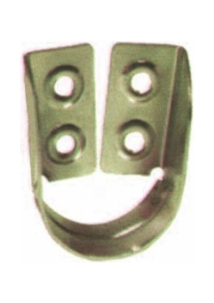 4 Delikli Saç Flanş ÇİNKO (2 Adet)