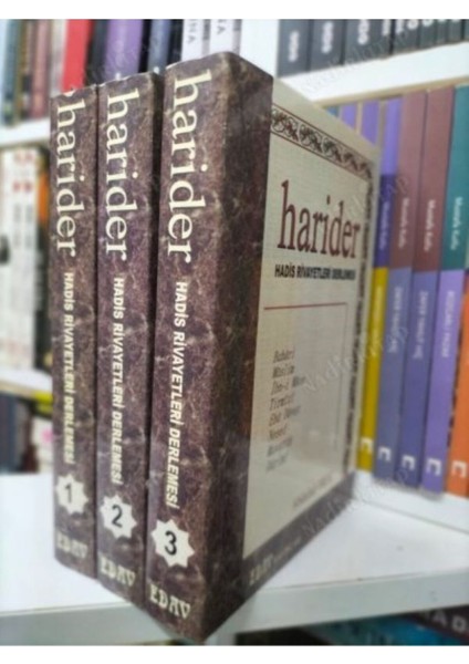 Harider Hadis Rivayetleri Derlemesi 1-2-3 (2.el sahaf)