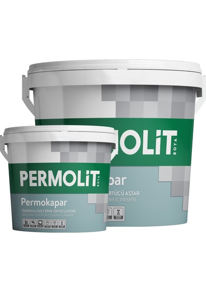 Permokapar Silikonlu Dış Cephe Örtücü Astar Beyaz 3,5kg - 10KG - 20KG | Minimum Boya Sarfiyatı, Renk Dalgalanmasını Önler fiyatları