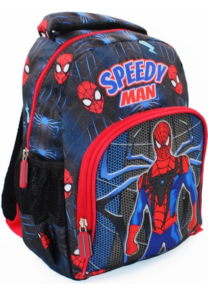2 Gözlü Speedy Man Anaokulu Çantası - Erkek Çocuk Çanta Kreş Çantası - Örümcek Adam Çanta fiyatları