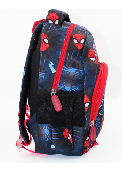 2 Gözlü Speedy Man Anaokulu Çantası - Erkek Çocuk Çanta Kreş Çantası - Örümcek Adam Çanta modelleri