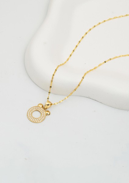 Ö Harfi Altın Kolye 14 Ayar modelleri