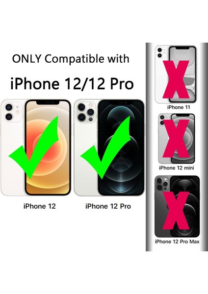 Iphone 12 / 12 Pro Uyumlu Magsafe Şarj Özellikli Şeffaf Kamera Koruma Çıkıntılı Şeffaf Magsafe Kılıf fiyatları