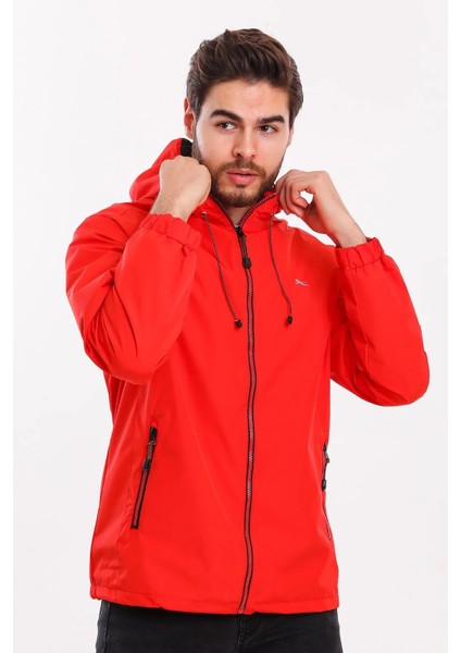 OFANS Erkek Yağmurluk Kırmızı