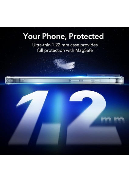 Iphone 15 Pro Uyumlu Magsafe Şarj Özellikli Şeffaf Kamera Koruma Çıkıntılı Şeffaf Magsafe Kılıf modelleri