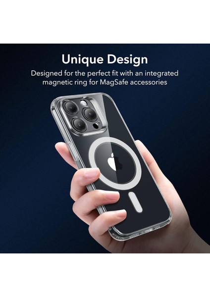 Iphone 15 Pro Uyumlu Magsafe Şarj Özellikli Şeffaf Kamera Koruma Çıkıntılı Şeffaf Magsafe Kılıf fırsatları