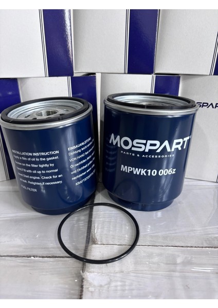 Mpwk 818/80 - Yağ Filtresi - Mospart modelleri