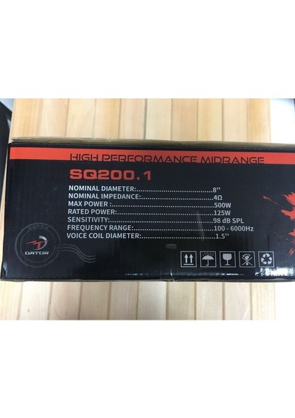 20 cm Orta Ses Hoparlörü 125 Rms 500 W Güçlü ve Temiz Ses Kalitesi fırsatları