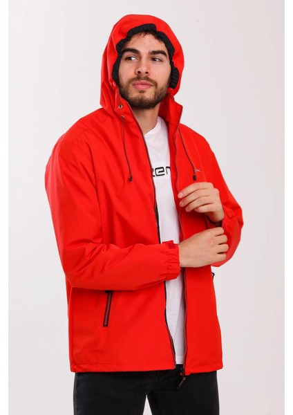 OFANS Erkek Yağmurluk Kırmızı modelleri