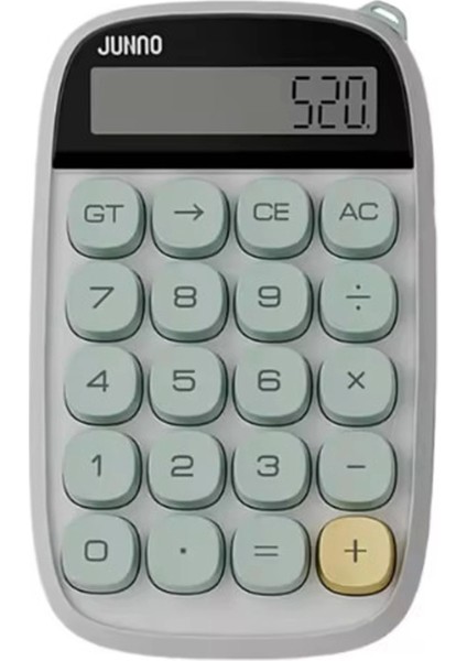 Sevimli Kare Tuşlu 10 Haneli Ldc Ekran Hesap Makinası Yeşil