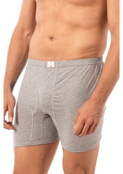 Özkan 0043 6'lı Paket Erkek %100 Pamuklu Penye Süprem Kumaş Esnek Rahat Torbalı Paçalı Don Boxer Külot modelleri