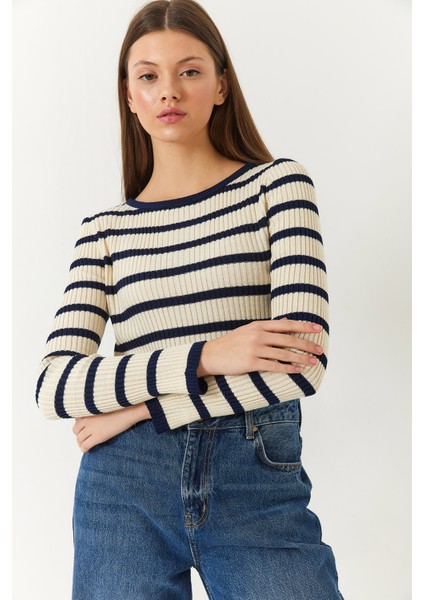 Kadın Çizgili Kazak fiyatları