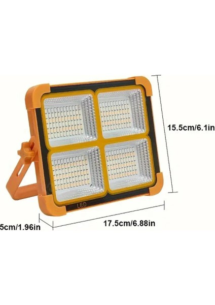 Solar Panelli Çakar Özellikli Dış Mekan Aydınlatmasına Uygun Projektör