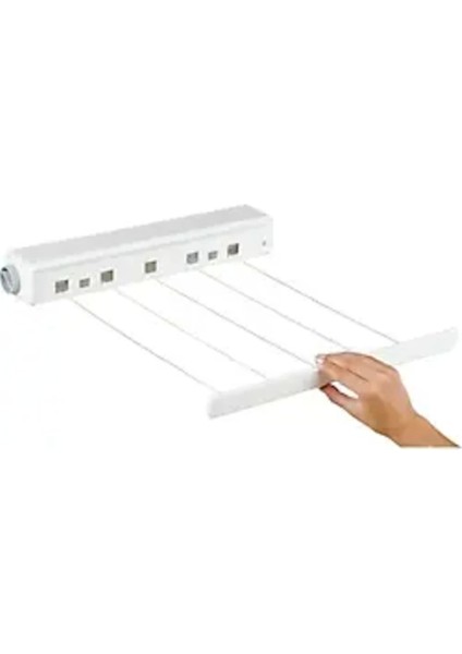 5 Ipli, 4.2 Metre Beyaz Çek As, Otomatik Çamaşır Askısı, Açılır Kapanır Çamaşır Kurutmalık fiyatları