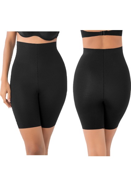 Lazer Kesim Yüksek Bel Paçalı Korse ( 2 Beden Küçültür- Iz Yapmaz- Kaymayı Önleyen Silikon Doku)
