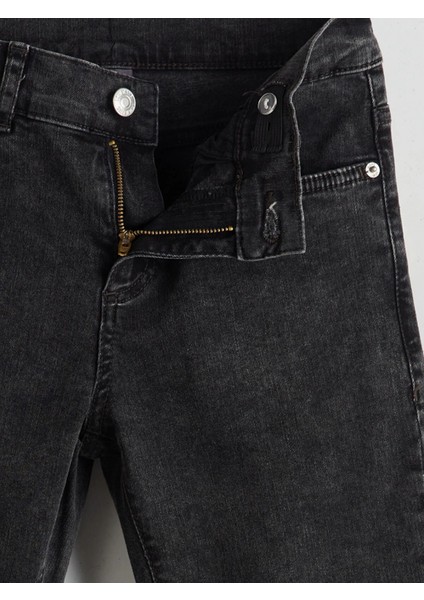 Lcw Kids Antrasit Beli Ayarlanabilir Lastikli Erkek Çocuk Jean Pantolon modelleri
