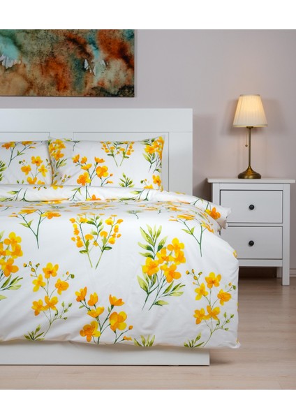 Cotton Collection Çift Kişilik Nevresim Seti Daisy fiyatları