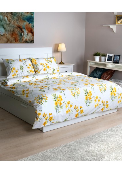 Cotton Collection Çift Kişilik Nevresim Seti Daisy modelleri