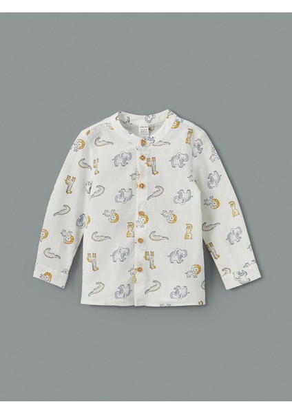 Lcw Baby Ekru Hakim Yaka Erkek Bebek Gömlek ve Pantolon 2'li fiyatları