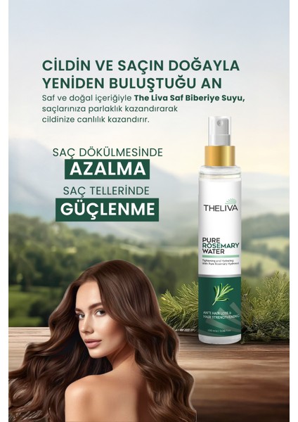Saf Biberiye Suyu 100 ml Saç Toniği modelleri