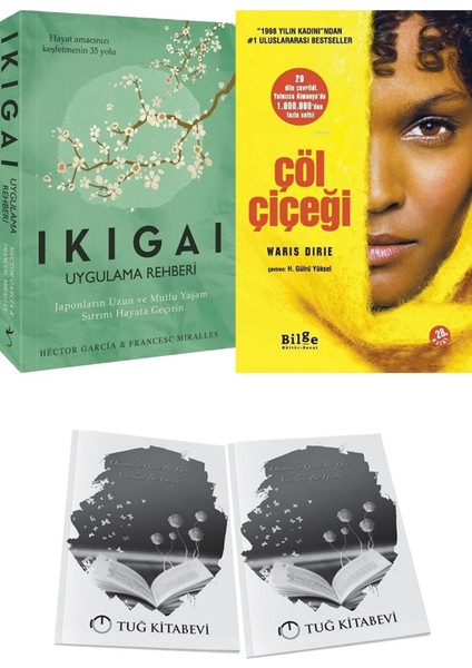 Ikigai Uygulama Rehberi ve Çöl Çiçeği + Hediyeli