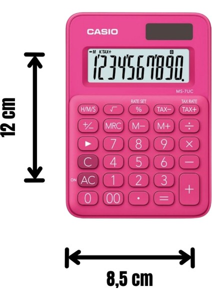 10 Hane Pembe Masa Üstü Hesap Makinesi, Kullanışlı ve Şık Tasarım modelleri
